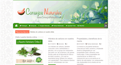 Desktop Screenshot of consejosnaturales.com