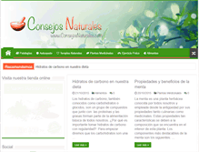 Tablet Screenshot of consejosnaturales.com